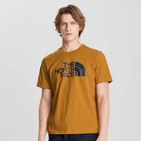 TheNorthFace北面短袖T恤男户外舒适透气上新|5B3Q VC7/焦糖色 XL