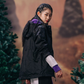 TheNorthFace北面三合一冲锋衣女户外防水保暖上新|4NFB KX7/黑色 S