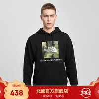 TheNorthFace北面卫衣情侣款户外舒适柔软上新|5JVL JK3/黑色 S