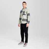 TheNorthFace北面长袖衬衫男户外舒适保暖上新|4NEO TX9/白色/蓝色 S