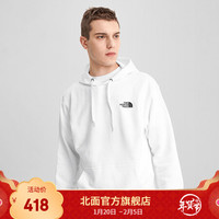 TheNorthFace北面卫衣情侣款户外舒适保暖上新|5JWJ FN4/白色 XXXL