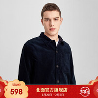 TheNorthFace北面长袖衬衫男户外舒适保暖上新|4QPL RG1/蓝色 S