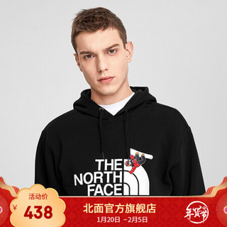 TheNorthFace北面卫衣情侣款户外舒适保暖上新|5JVQ JK3/黑色 S