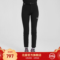 TheNorthFace北面休闲裤女户外舒适防泼水上新|4UBD JK3/黑色 10
