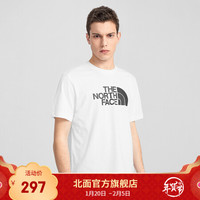 北面 TheNorthFace北面短袖T恤男户外舒适透气上新|4U8Z FN4/白色 M