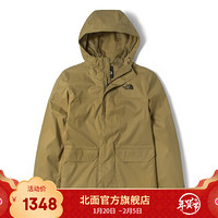 TheNorthFace北面冲锋衣男户外防水透气上新|4NED PLX/卡其色 XL