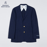 Brooks Brothers/布克兄弟男士新品绵羊毛修身单西外套商务休闲 4004-藏青色 38SH
