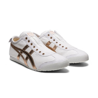 Onitsuka Tiger/鬼塚虎 休闲时尚运动休闲鞋 MEXICO 66 SLIP-ON 白色/玫瑰金 36