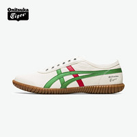 Onitsuka Tiger鬼塚虎男子时尚百搭运动休闲鞋 TSUNAHIKI SLIP-ON 米白色/绿色 40.5