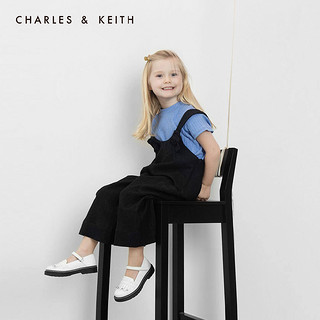 CHARLES&KEITH童鞋CK9-71700038宽流苏装饰女童乐福鞋（25（3-3.5岁）、Blush浅红色）