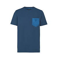Prada 普拉达 男士弹力棉质和尼龙T恤 UJN587S1921UOQ 蓝色 XL