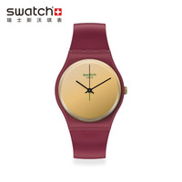 斯沃琪（Swatch）瑞士手表原创 1983系列 璀璨时光 柔美恬静 石英男女表SO28R102