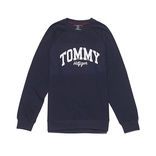 【秋上新】TOMMY HILFIGER休闲套头男式卫衣 S国际版偏大一码 藏蓝色