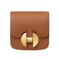 HERMÈS 爱马仕 女士小牛皮短款钱包 H076259CC37 棕色