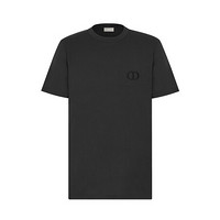 Dior 迪奥 男士圆领短袖T恤 013J600A0589_C989 黑色 XXL