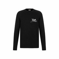 Dior 迪奥 AND SHAWN 男士圆领羊绒衫 033M609AT070_C980 黑色 XXL