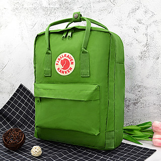 FJÄLLRÄVEN 北极狐 OUTDOOR KankenFamily Kanken Classic系列 中性双肩包 23510-615 树叶绿 16L