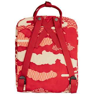 FJÄLLRÄVEN 北极狐 OUTDOOR KankenFamily Kanken Classic系列 中性双肩包 23510-320B 红色/祥云 16L