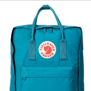 FJÄLLRÄVEN 北极狐 Kanken Classic系列 男女款休闲双肩背包 23510-645 海洋绿 16L