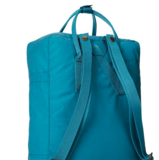 FJÄLLRÄVEN 北极狐 Kanken Classic系列 男女款休闲双肩背包 23510-645 海洋绿 16L