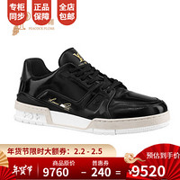 Louis Vuitton/路易威登2020新款男鞋LV TRAINER系带运动鞋1A8IJU 黑色 10