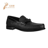 Louis Vuitton/路易威登2020新款男鞋链条装饰V莫卡辛鞋1A8EU2 黑色 8