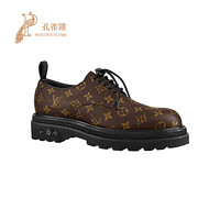 Louis Vuitton/路易威登2020新款男鞋老花BLACK ICE 系带鞋1A8FV3 乌木色 9