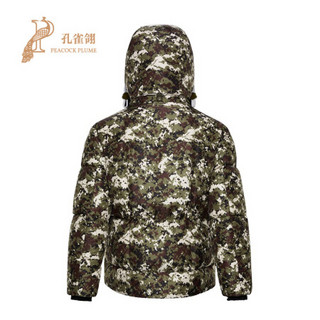 Moncler/蒙口羽绒服男2020新款男士时尚经典迷彩印花尼龙BLANC外套 绿色 3