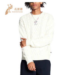 Louis Vuitton/路易威登2020新款男士轻巧编织圆领套头衫1A8H1P 白色 XL