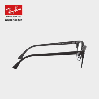 Ray-Ban 雷朋 RayBan 雷朋光学眼镜架半框舒适复古框架0RX5154 2077黑色镜框尺寸51 折射率1.67（650-850度）