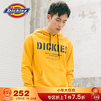 Dickies卫衣 20秋冬 卫衣男 宽松连帽卫衣 大口袋 运动休闲卫衣 长袖卫衣男 潮流百搭上衣 DK008159 土黄色 M