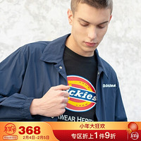 Dickies夹克 21春夏 字母印花多袋工装夹克 男式夹克 春季新品翻领薄外套上衣DK008870 深藏青色 S