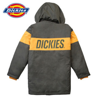 Dickies 潮牌新印花拼接撞色休闲外套羽绒服男女款 DK006701 橄榄绿 XL