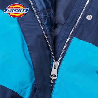 Dickies  秋冬潮牌新印花拼接撞色休闲外套羽绒服男女款 DK006701 海军蓝 XS