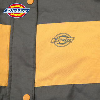 Dickies 潮牌新印花拼接撞色休闲外套羽绒服男女款 DK006701 橄榄绿 XL