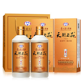 T&S 天朝上品 贵人 3 53%vol 酱香型白酒 500ml*6瓶 整箱装