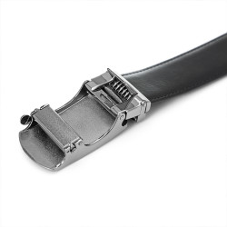 京东京造男士牛皮自动扣腰带黑色120