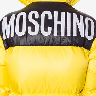 MOSCHINO/莫斯奇诺 20秋冬 女士徽标尼龙羽绒衣 A0526551720A （042、黄色2028）