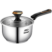 ASD 爱仕达 NS16B3WG 奶锅(16cm、1.7L、304不锈钢、不锈钢色)