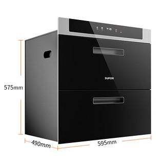 supor苏泊尔ztd100g508消毒柜黑色
