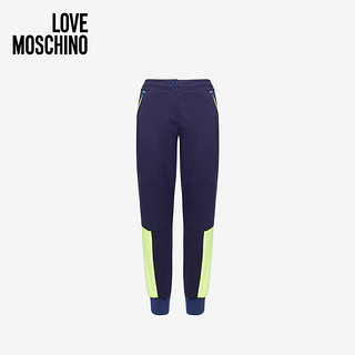 Love Moschino/莫斯奇诺 20秋冬 女士混纺慢跑长裤 WPA2200S343820A （038、藏青0Y76）