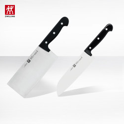 双立人 德国双立人TWIN Chef刀具2件套家用不锈钢刀套装中片刀菜刀水果刀