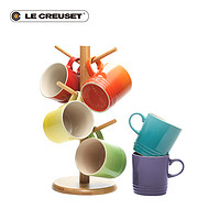 法国 LE CREUSET 酷彩350毫升马克杯新彩虹色6件套（不含杯架）