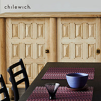 CHILEWICH奇丽威羽毛纹餐垫美式ins风餐具垫餐桌垫矩形长方形桌旗