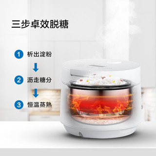 乐扣乐扣低糖电饭煲5L家用智能多功能迷你小型电饭锅1-2-3-4人用