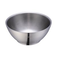 Momscook 慕厨 304不锈钢碗家用加大号成年单个儿童宝宝防烫防摔双层吃饭碗铁碗