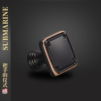 潜水艇(Submarine)拉手 柜门黑色金色柜门拉手抽屉衣柜拉手现代简约橱柜门把手五金 ORB拉边 单孔