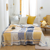 多喜爱（Dohia）毛毯 法兰绒加厚简约毛毯被 午睡办公室空调毯 毛巾被盖毯 特伦 120*200cm