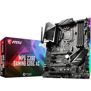 MSI 微星 MPG Z390 GAMING EDGE AC 刀锋板 ATX主板（Intel LGA1151、Z390）