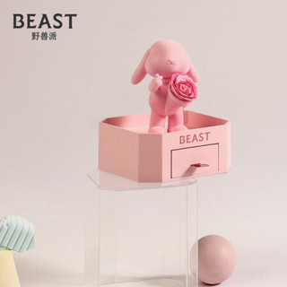 THE BEAST 野兽派 “比心”告白兔永生花玫瑰花礼盒